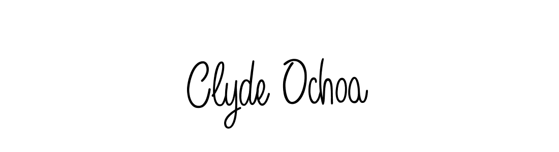 Also we have Clyde Ochoa name is the best signature style. Create professional handwritten signature collection using Angelique-Rose-font-FFP autograph style. Clyde Ochoa signature style 5 images and pictures png