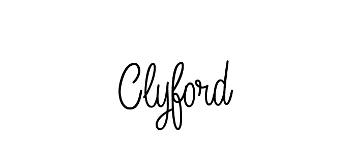Also we have Clyford name is the best signature style. Create professional handwritten signature collection using Angelique-Rose-font-FFP autograph style. Clyford signature style 5 images and pictures png