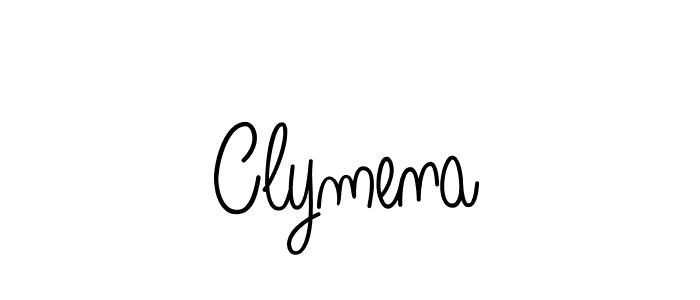 The best way (Angelique-Rose-font-FFP) to make a short signature is to pick only two or three words in your name. The name Clymena include a total of six letters. For converting this name. Clymena signature style 5 images and pictures png