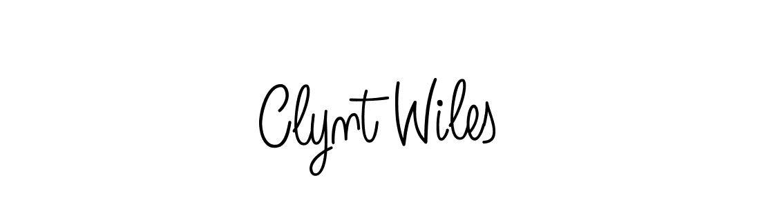 Design your own signature with our free online signature maker. With this signature software, you can create a handwritten (Angelique-Rose-font-FFP) signature for name Clynt Wiles. Clynt Wiles signature style 5 images and pictures png