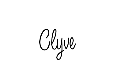 Angelique-Rose-font-FFP is a professional signature style that is perfect for those who want to add a touch of class to their signature. It is also a great choice for those who want to make their signature more unique. Get Clyve name to fancy signature for free. Clyve signature style 5 images and pictures png