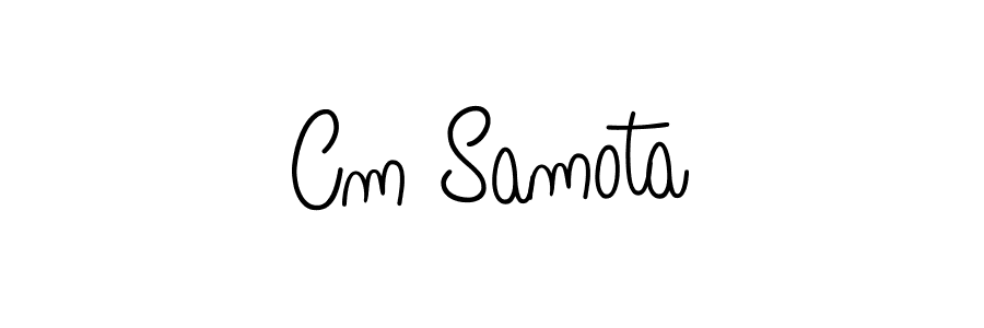 It looks lik you need a new signature style for name Cm Samota. Design unique handwritten (Angelique-Rose-font-FFP) signature with our free signature maker in just a few clicks. Cm Samota signature style 5 images and pictures png