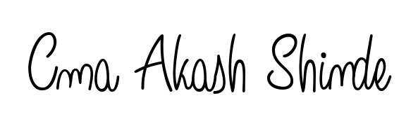 Discover how Cma Akash Shinde looks in an executive cursive font (Angelique-Rose-font-FFP). Perfect for legal documents, invoices, and certificates. Cma Akash Shinde signature style 5 images and pictures png