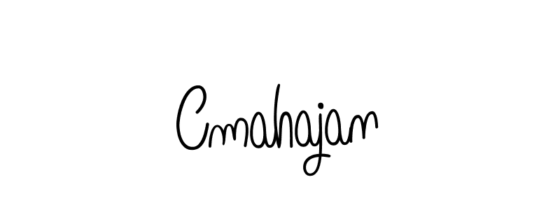 The best way (Angelique-Rose-font-FFP) to make a short signature is to pick only two or three words in your name. The name Cmahajan include a total of six letters. For converting this name. Cmahajan signature style 5 images and pictures png