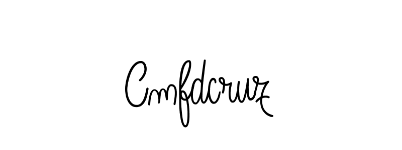 Make a beautiful signature design for name Cmfdcruz. With this signature (Angelique-Rose-font-FFP) style, you can create a handwritten signature for free. Cmfdcruz signature style 5 images and pictures png