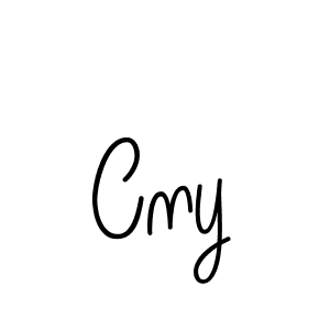 Make a beautiful signature design for name Cny. With this signature (Angelique-Rose-font-FFP) style, you can create a handwritten signature for free. Cny signature style 5 images and pictures png