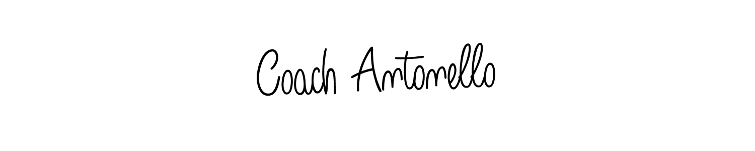 if you are searching for the best signature style for your name Coach Antonello. so please give up your signature search. here we have designed multiple signature styles  using Angelique-Rose-font-FFP. Coach Antonello signature style 5 images and pictures png