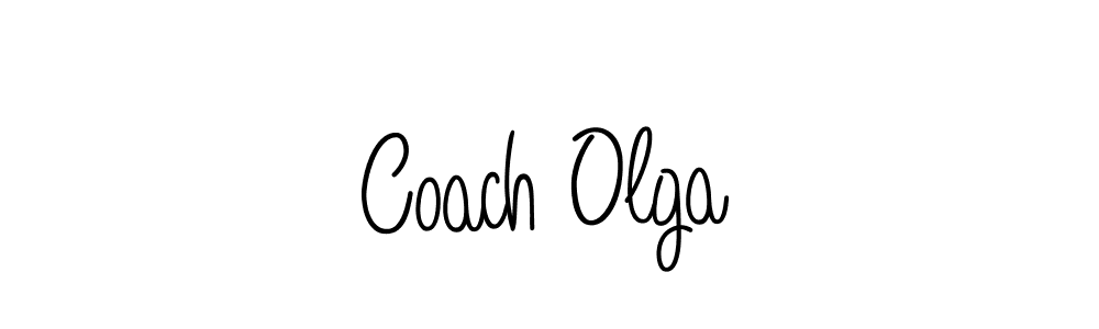 Check out images of Autograph of Coach Olga name. Actor Coach Olga Signature Style. Angelique-Rose-font-FFP is a professional sign style online. Coach Olga signature style 5 images and pictures png