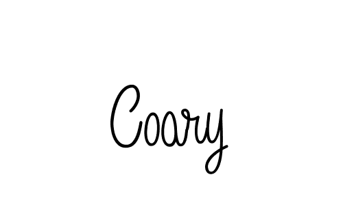 Design your own signature with our free online signature maker. With this signature software, you can create a handwritten (Angelique-Rose-font-FFP) signature for name Coary. Coary signature style 5 images and pictures png