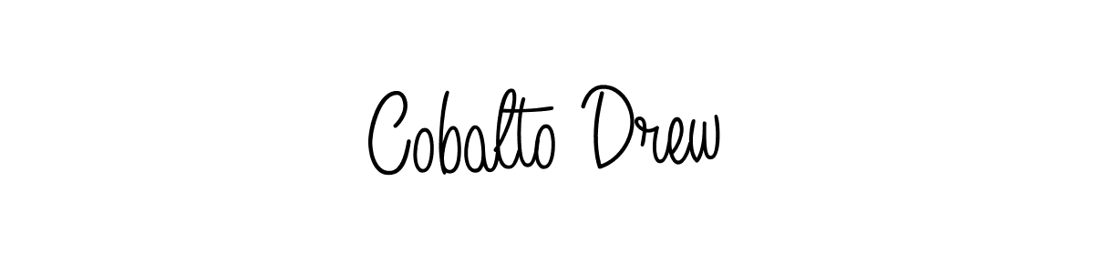 Create a beautiful signature design for name Cobalto Drew. With this signature (Angelique-Rose-font-FFP) fonts, you can make a handwritten signature for free. Cobalto Drew signature style 5 images and pictures png