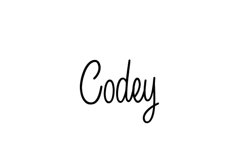 How to make Codey name signature. Use Angelique-Rose-font-FFP style for creating short signs online. This is the latest handwritten sign. Codey signature style 5 images and pictures png