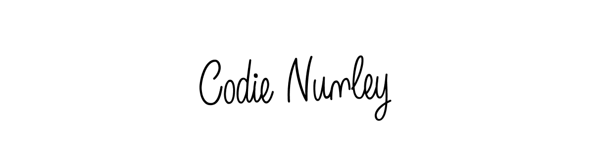 You can use this online signature creator to create a handwritten signature for the name Codie Nunley. This is the best online autograph maker. Codie Nunley signature style 5 images and pictures png