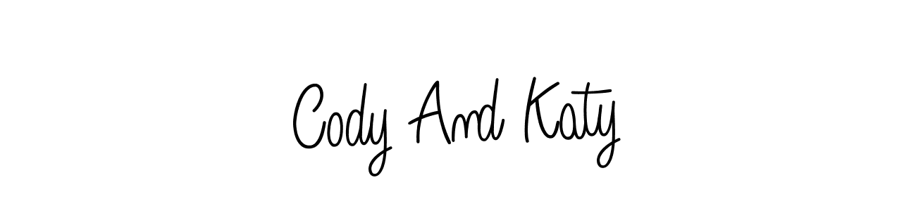 Once you've used our free online signature maker to create your best signature Angelique-Rose-font-FFP style, it's time to enjoy all of the benefits that Cody And Katy name signing documents. Cody And Katy signature style 5 images and pictures png