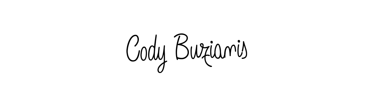 Use a signature maker to create a handwritten signature online. With this signature software, you can design (Angelique-Rose-font-FFP) your own signature for name Cody Buzianis. Cody Buzianis signature style 5 images and pictures png