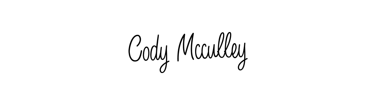 The best way (Angelique-Rose-font-FFP) to make a short signature is to pick only two or three words in your name. The name Cody Mcculley include a total of six letters. For converting this name. Cody Mcculley signature style 5 images and pictures png