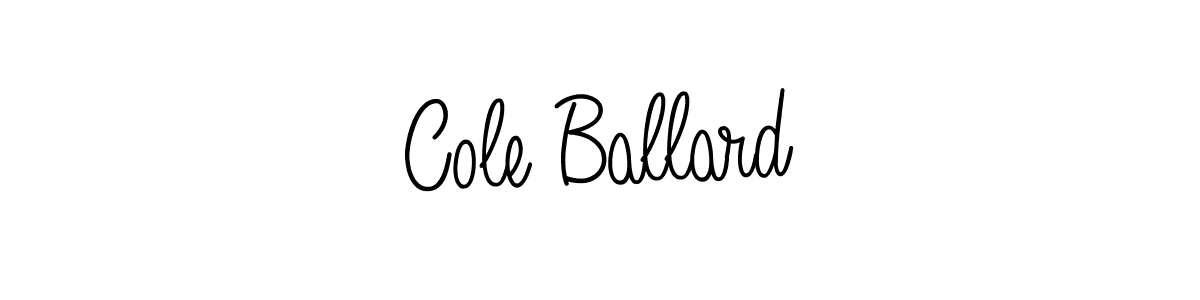 The best way (Angelique-Rose-font-FFP) to make a short signature is to pick only two or three words in your name. The name Cole Ballard include a total of six letters. For converting this name. Cole Ballard signature style 5 images and pictures png