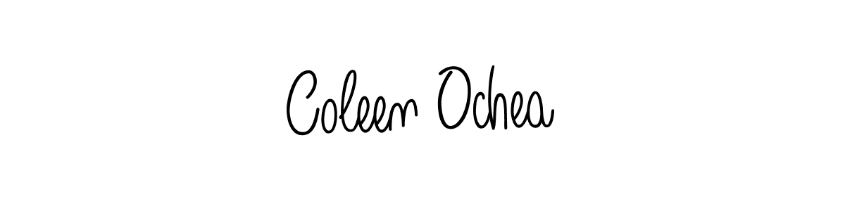 How to Draw Coleen Ochea signature style? Angelique-Rose-font-FFP is a latest design signature styles for name Coleen Ochea. Coleen Ochea signature style 5 images and pictures png