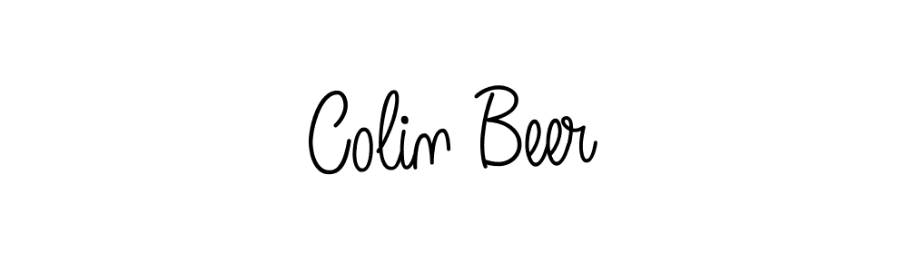 Use a signature maker to create a handwritten signature online. With this signature software, you can design (Angelique-Rose-font-FFP) your own signature for name Colin Beer. Colin Beer signature style 5 images and pictures png