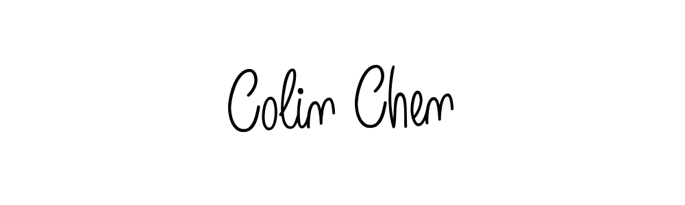 The best way (Angelique-Rose-font-FFP) to make a short signature is to pick only two or three words in your name. The name Colin Chen include a total of six letters. For converting this name. Colin Chen signature style 5 images and pictures png