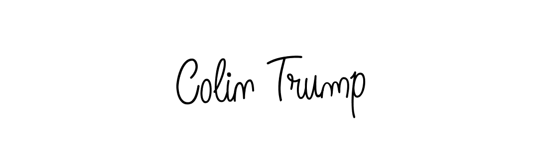 Design your own signature with our free online signature maker. With this signature software, you can create a handwritten (Angelique-Rose-font-FFP) signature for name Colin Trump. Colin Trump signature style 5 images and pictures png