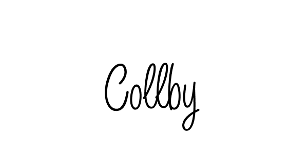 Also we have Collby name is the best signature style. Create professional handwritten signature collection using Angelique-Rose-font-FFP autograph style. Collby signature style 5 images and pictures png