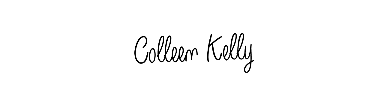 The best way (Angelique-Rose-font-FFP) to make a short signature is to pick only two or three words in your name. The name Colleen Kelly include a total of six letters. For converting this name. Colleen Kelly signature style 5 images and pictures png