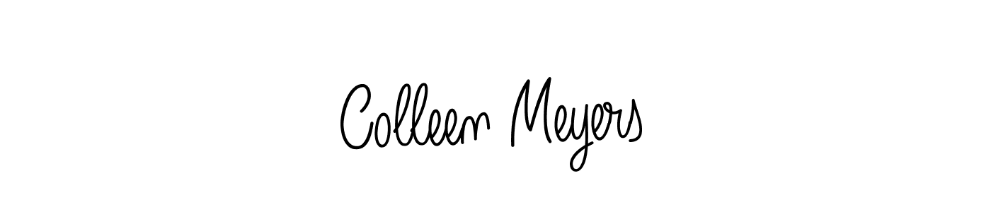 Colleen Meyers stylish signature style. Best Handwritten Sign (Angelique-Rose-font-FFP) for my name. Handwritten Signature Collection Ideas for my name Colleen Meyers. Colleen Meyers signature style 5 images and pictures png