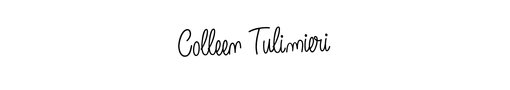 Make a short Colleen Tulimieri signature style. Manage your documents anywhere anytime using Angelique-Rose-font-FFP. Create and add eSignatures, submit forms, share and send files easily. Colleen Tulimieri signature style 5 images and pictures png