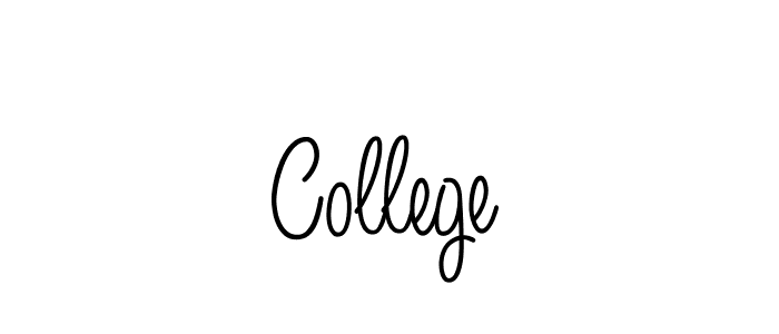 Once you've used our free online signature maker to create your best signature Angelique-Rose-font-FFP style, it's time to enjoy all of the benefits that College name signing documents. College signature style 5 images and pictures png