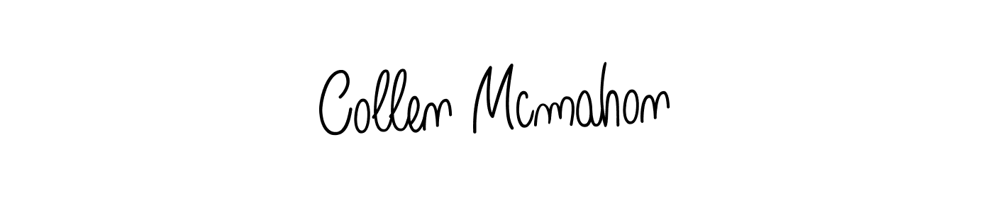 Make a beautiful signature design for name Collen Mcmahon. With this signature (Angelique-Rose-font-FFP) style, you can create a handwritten signature for free. Collen Mcmahon signature style 5 images and pictures png