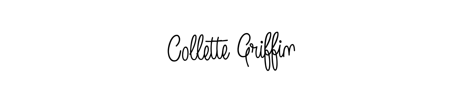 How to make Collette Griffin name signature. Use Angelique-Rose-font-FFP style for creating short signs online. This is the latest handwritten sign. Collette Griffin signature style 5 images and pictures png