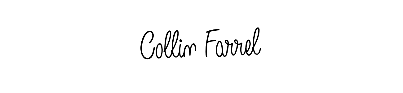 Use a signature maker to create a handwritten signature online. With this signature software, you can design (Angelique-Rose-font-FFP) your own signature for name Collin Farrel. Collin Farrel signature style 5 images and pictures png