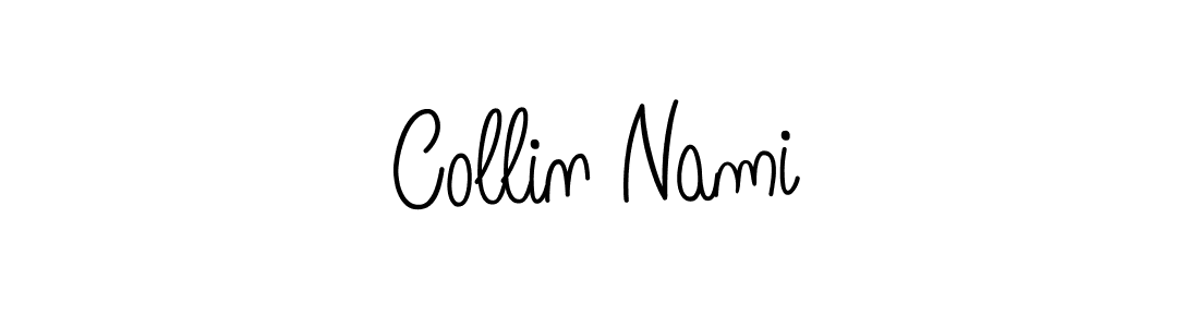 Best and Professional Signature Style for Collin Nami. Angelique-Rose-font-FFP Best Signature Style Collection. Collin Nami signature style 5 images and pictures png