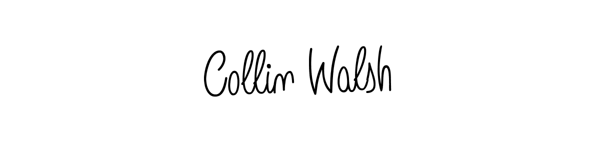 You should practise on your own different ways (Angelique-Rose-font-FFP) to write your name (Collin Walsh) in signature. don't let someone else do it for you. Collin Walsh signature style 5 images and pictures png