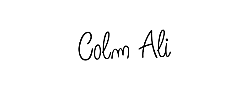 You can use this online signature creator to create a handwritten signature for the name Colm Ali. This is the best online autograph maker. Colm Ali signature style 5 images and pictures png