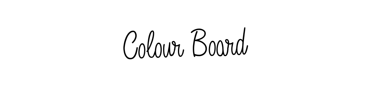 How to make Colour Board name signature. Use Angelique-Rose-font-FFP style for creating short signs online. This is the latest handwritten sign. Colour Board signature style 5 images and pictures png