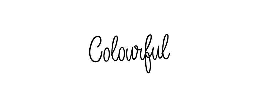 How to Draw Colourful signature style? Angelique-Rose-font-FFP is a latest design signature styles for name Colourful. Colourful signature style 5 images and pictures png