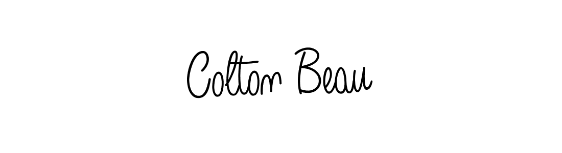 How to Draw Colton Beau signature style? Angelique-Rose-font-FFP is a latest design signature styles for name Colton Beau. Colton Beau signature style 5 images and pictures png