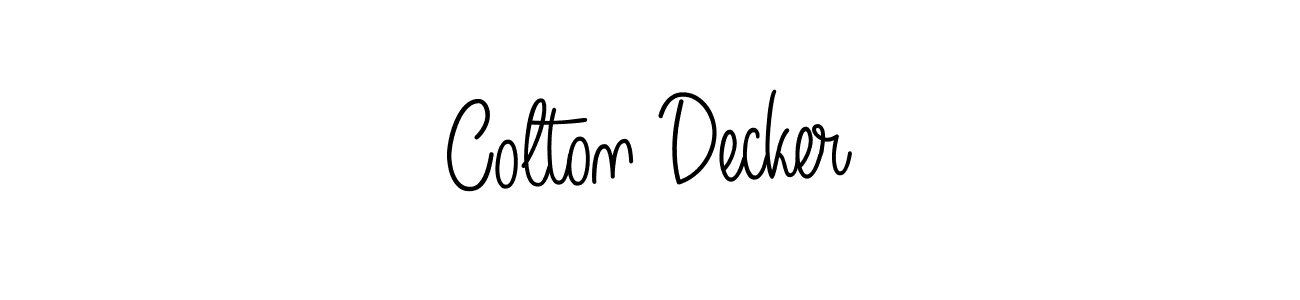 You can use this online signature creator to create a handwritten signature for the name Colton Decker. This is the best online autograph maker. Colton Decker signature style 5 images and pictures png