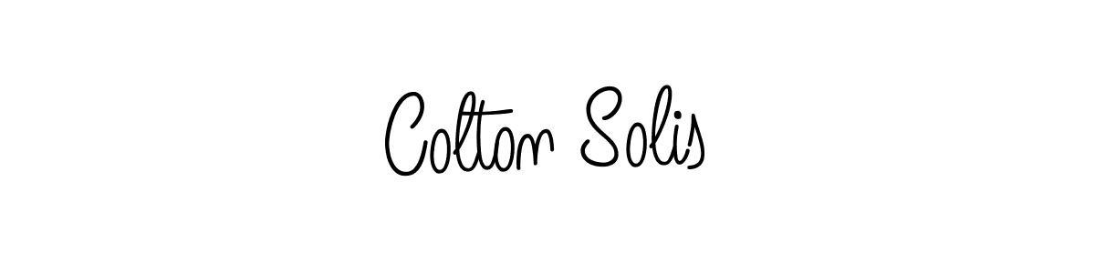 Make a beautiful signature design for name Colton Solis. Use this online signature maker to create a handwritten signature for free. Colton Solis signature style 5 images and pictures png
