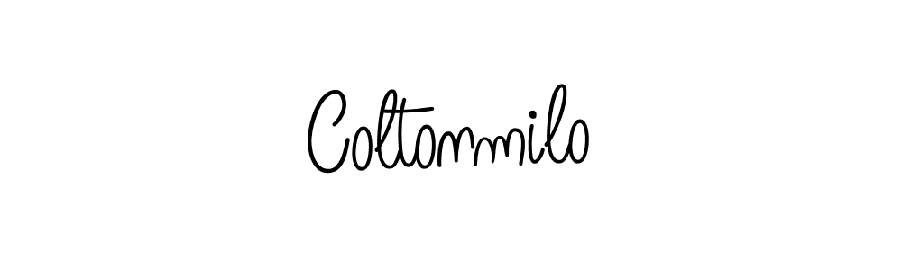 Check out images of Autograph of Coltonmilo name. Actor Coltonmilo Signature Style. Angelique-Rose-font-FFP is a professional sign style online. Coltonmilo signature style 5 images and pictures png