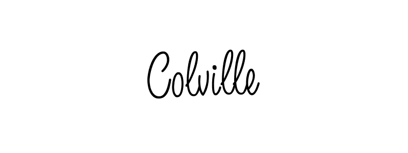 How to Draw Colville signature style? Angelique-Rose-font-FFP is a latest design signature styles for name Colville. Colville signature style 5 images and pictures png