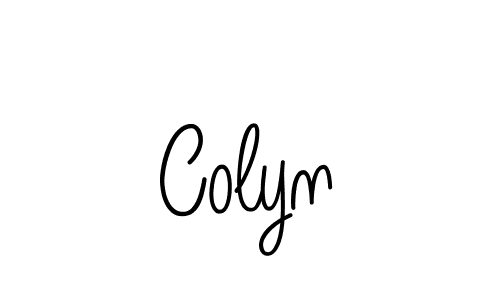 Design your own signature with our free online signature maker. With this signature software, you can create a handwritten (Angelique-Rose-font-FFP) signature for name Colyn. Colyn signature style 5 images and pictures png