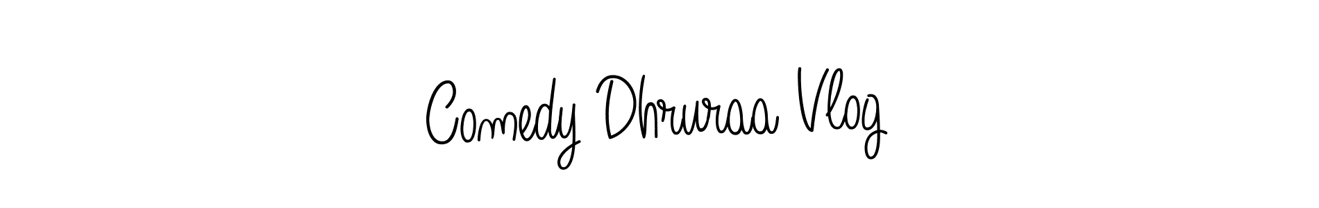 Once you've used our free online signature maker to create your best signature Angelique-Rose-font-FFP style, it's time to enjoy all of the benefits that Comedy Dhruraa Vlog name signing documents. Comedy Dhruraa Vlog signature style 5 images and pictures png