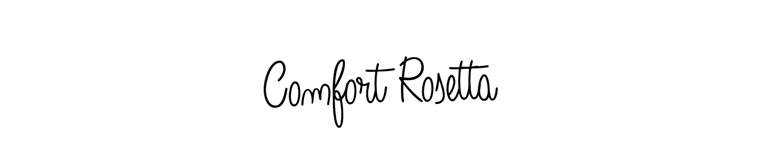 if you are searching for the best signature style for your name Comfort Rosetta. so please give up your signature search. here we have designed multiple signature styles  using Angelique-Rose-font-FFP. Comfort Rosetta signature style 5 images and pictures png