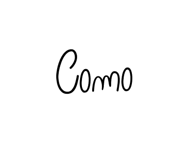 Use a signature maker to create a handwritten signature online. With this signature software, you can design (Angelique-Rose-font-FFP) your own signature for name Como. Como signature style 5 images and pictures png