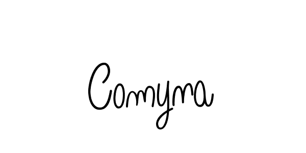 Once you've used our free online signature maker to create your best signature Angelique-Rose-font-FFP style, it's time to enjoy all of the benefits that Comyna name signing documents. Comyna signature style 5 images and pictures png