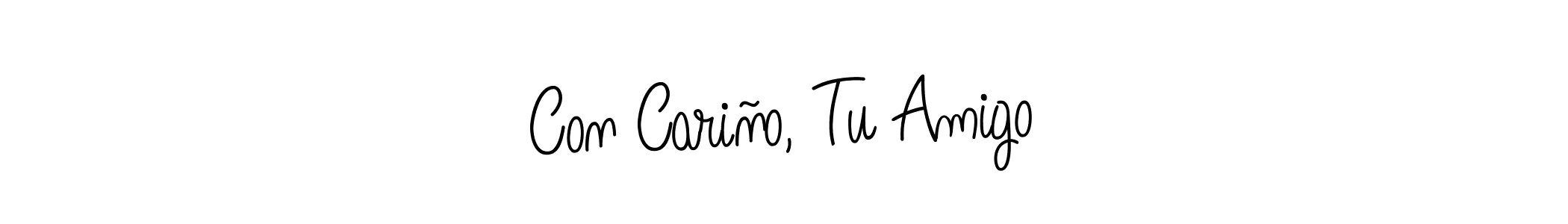 How to make Con Cariño, Tu Amigo signature? Angelique-Rose-font-FFP is a professional autograph style. Create handwritten signature for Con Cariño, Tu Amigo name. Con Cariño, Tu Amigo signature style 5 images and pictures png