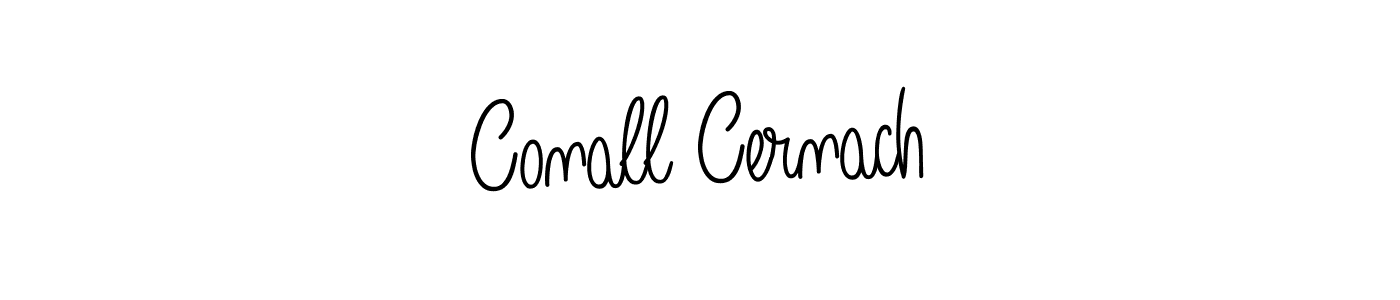 How to make Conall Cernach name signature. Use Angelique-Rose-font-FFP style for creating short signs online. This is the latest handwritten sign. Conall Cernach signature style 5 images and pictures png