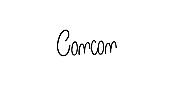 Best and Professional Signature Style for Concon. Angelique-Rose-font-FFP Best Signature Style Collection. Concon signature style 5 images and pictures png
